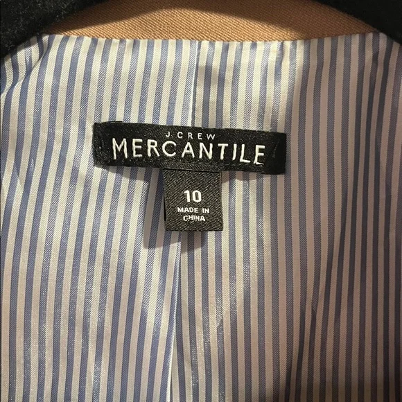 J. Crew mercantile brown beige  blazer woman’s 10 - Picture 4 of 7